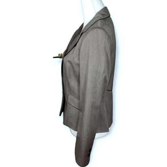 NINE WEST GRAY BLAZER SZ.6 EUC - Picture 2 of 6